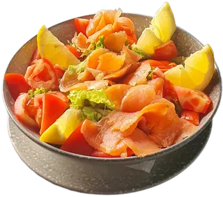 Salată cu somon