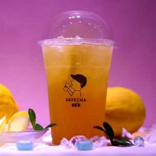 Лимонный зеленый чай 