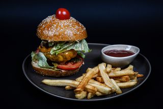 საბავშო ბურგერი საქონლის