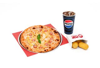 Menù  Wurstel e patatine