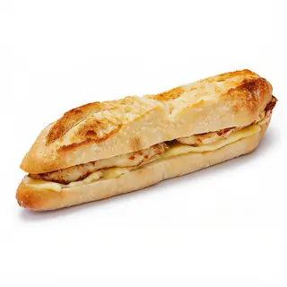 Bocadillo De Pollo Con Queso