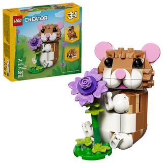 Hamster adorabil cu o floare - 31376
