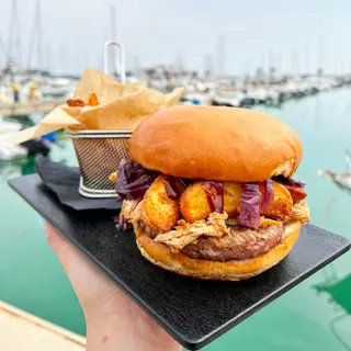 Pulled pork burger