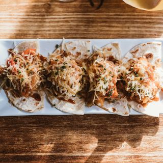 Mini-fajitas de pulled pork