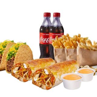 Double Box Nacho Cheese Drip Burrito (preț fără băuturi)