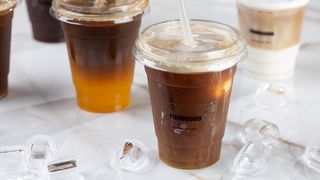 ცივი ყავა უშაქრო ნაყინით