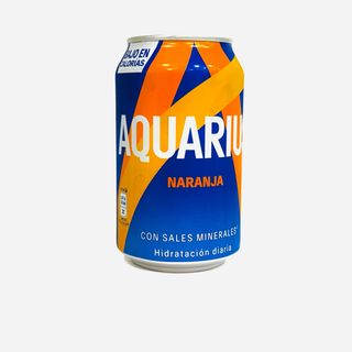 Aquarius Naranja lata 330ml.