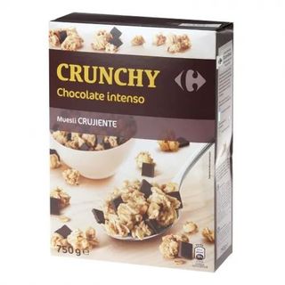 Cereales Crujientes Con Chocolate Muesli Carrefour 750 Gr.