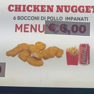 Chicken nuggets menù