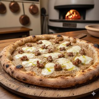 Crema di noci e salsiccia