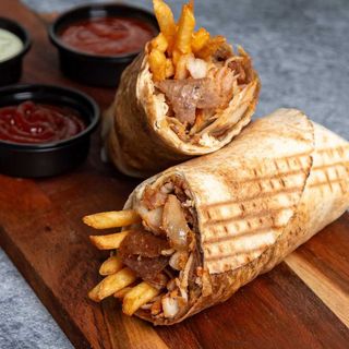 Amerykański duży-pita arabski chleb 