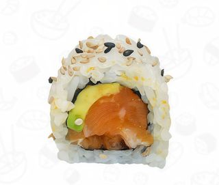131. Uramaki spicy salmone