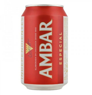 Cerveza Ambar rubia (330 ml.)