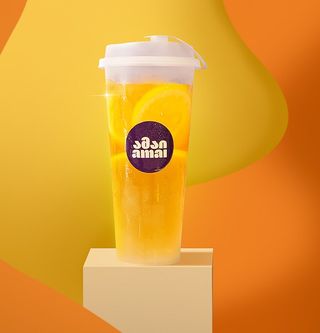 ციტრუსის ცივი ჩაი