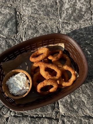 Onion Rings / garlic sauce