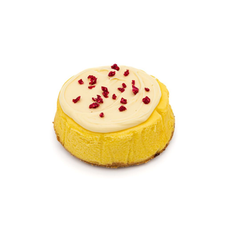 Cheesecake de Chocolate Blanco y Frambuesa Sin Gluten