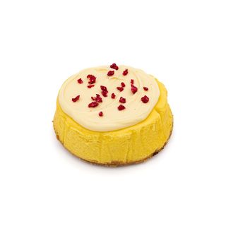 Cheesecake de Chocolate Blanco y Frambuesa Sin Gluten