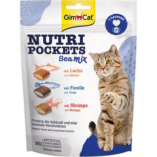 Nutri Pockets для котів Морський МІКС ,150г