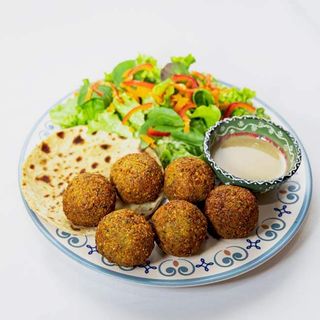 Menù piatto falafel