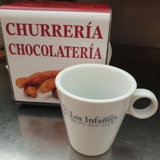 Café descafeinado con leche (8 oz.)