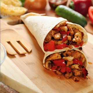 Шаурма з криветкою в арабському лаваші