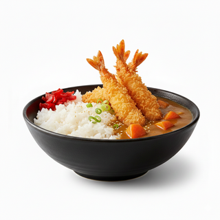 Arroz Con Tempura De Gamba Al Curry