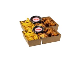 2x Popcorn chicken box