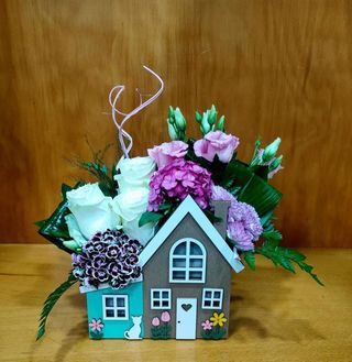 Caixa de Madeira (Mix Flores)