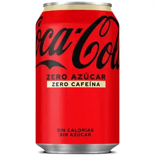 Coca-Cola Zero Azúcar Zero Cafeína lata 330ml.
