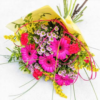 BUKIET BASIC KOLOROWE ŻYCZENIA