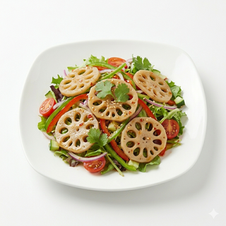 Ensalada de raíz de loto (凉拌藕片)