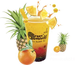 Buble Tea ananas-pomarańcza