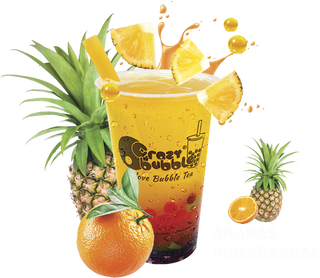 Buble Tea ananas-pomarańcza