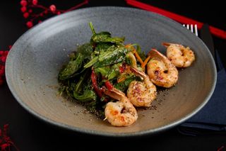 Якитори с креветками Black Tiger/ Yakitori creveți Black Tiger