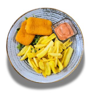 Cașcaval pane cu cartofi dippers