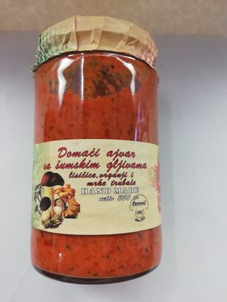 Ajvar s mješanim gljivama 350g