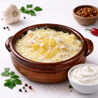 Mamaliga cu branza si smantana 400g