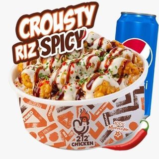 MENU CROUSTY SPICY
