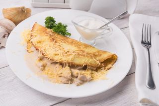 Crepes pollo
