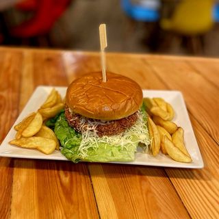 Hamburguesa La Gordita Kids de pollo 