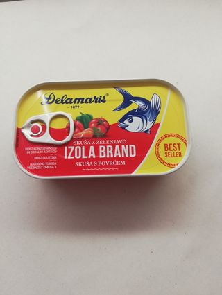 Sardina Izola s povrćem 125g