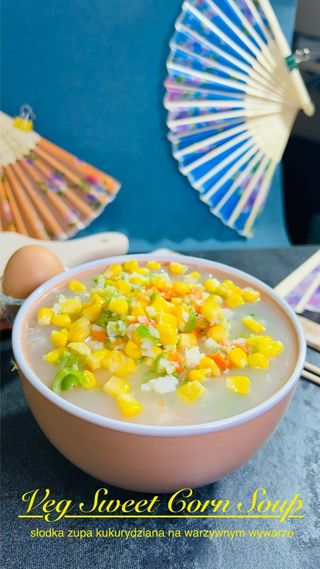 Sweet corn soup veg