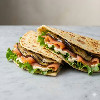 Piadina salmona