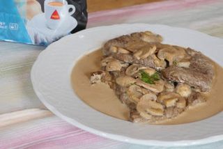 Bifinhos de Vitela com Cogumelos