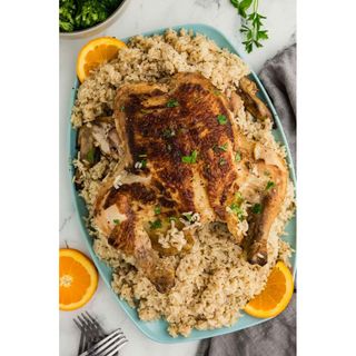 Whole Grilled Chicken With Pilau