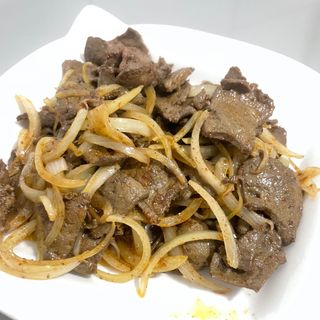 Печень с луком 