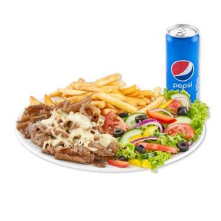 Talerz Kebab z serem, Pepsi 0.33l