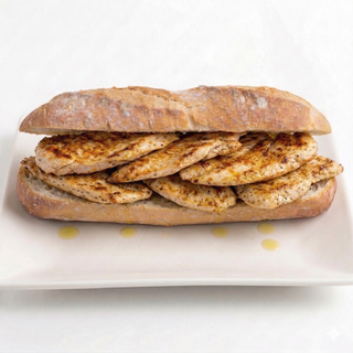 Bocata De Pechuga De Pollo con queso (Grande)