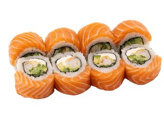 Philadelphia z łososiem i krewetkami 8 szt (320g)