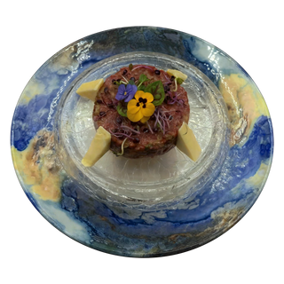 Tartar de vită picant cu capere